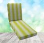 Canvas Sunflower Chaise Lounge Cushion