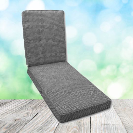 Canvas Sunflower Chaise Lounge Cushion