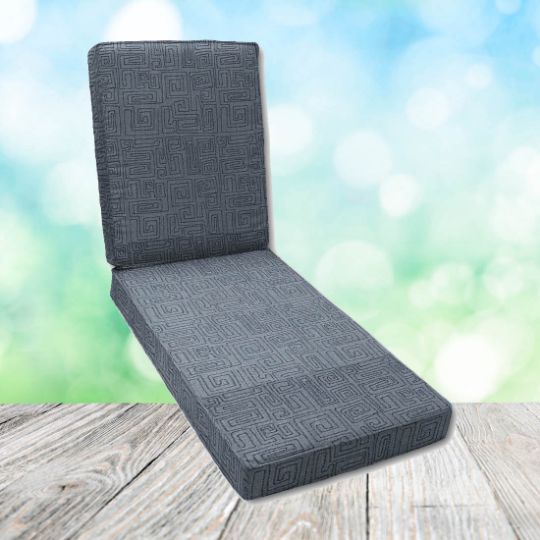 Canvas Sunflower Chaise Lounge Cushion