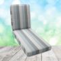 Canvas Sunflower Chaise Lounge Cushion