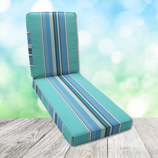 Canvas Sunflower Chaise Lounge Cushion