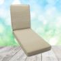 Canvas Sunflower Chaise Lounge Cushion