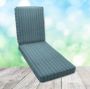 Canvas Sunflower Chaise Lounge Cushion