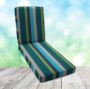 Canvas Sunflower Chaise Lounge Cushion