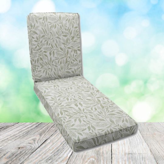 Canvas Sunflower Chaise Lounge Cushion