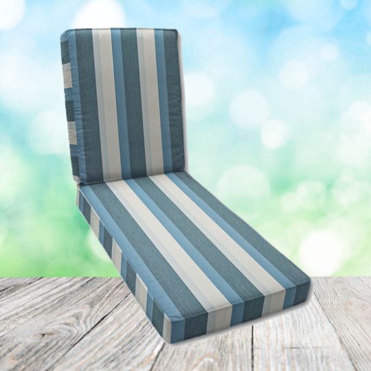 Canvas Sunflower Chaise Lounge Cushion