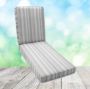 Canvas Sunflower Chaise Lounge Cushion