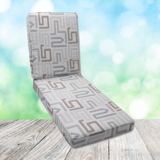 Canvas Sunflower Chaise Lounge Cushion