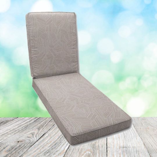 Canvas Sunflower Chaise Lounge Cushion