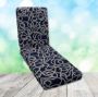 Canvas Sunflower Chaise Lounge Cushion