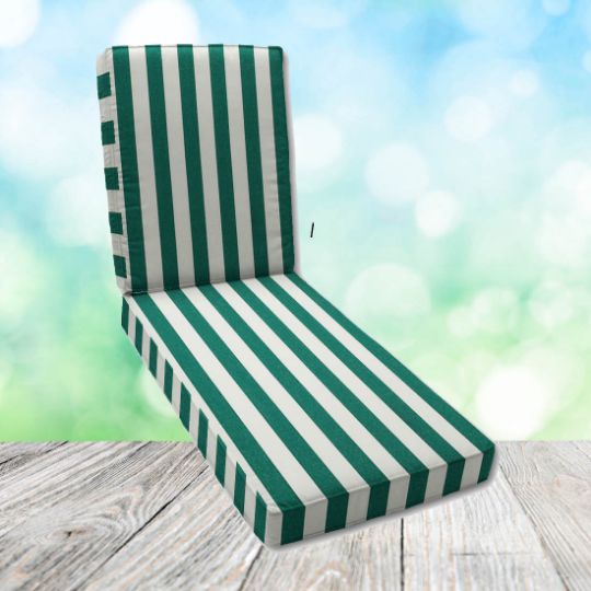 Canvas Sunflower Chaise Lounge Cushion