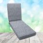 Canvas Sunflower Chaise Lounge Cushion