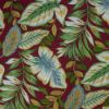 Richloom Solarium Goldcoast Berry Boxed Patio Contoured Dining Chair Seat Cushions –Wicker Chair Cushions