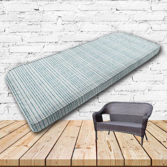 Custom outdoor patio furniture cushions from Cascadia Outdoor Cushions in Sunbrella Fabrics