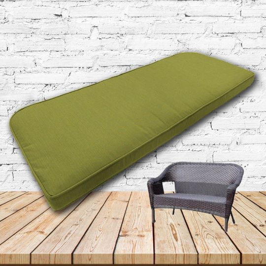 Custom outdoor patio furniture cushions from Cascadia Outdoor Cushions in Sunbrella Fabrics