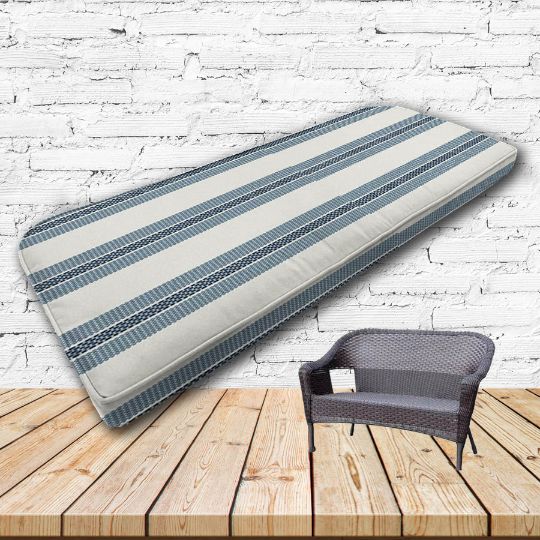 Custom outdoor patio furniture cushions from Cascadia Outdoor Cushions in Sunbrella Fabrics