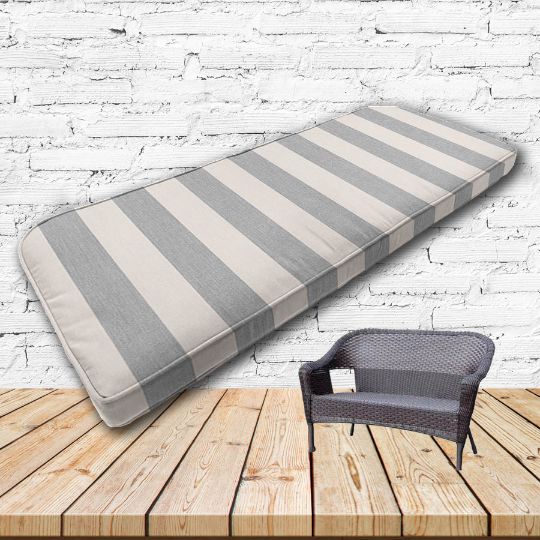 Custom outdoor patio furniture cushions from Cascadia Outdoor Cushions in Sunbrella Fabrics
