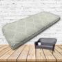 Custom outdoor patio furniture cushions from Cascadia Outdoor Cushions in Sunbrella Fabrics