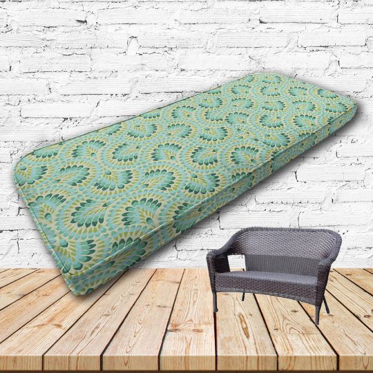 Custom outdoor patio furniture cushions from Cascadia Outdoor Cushions in Sunbrella Fabrics