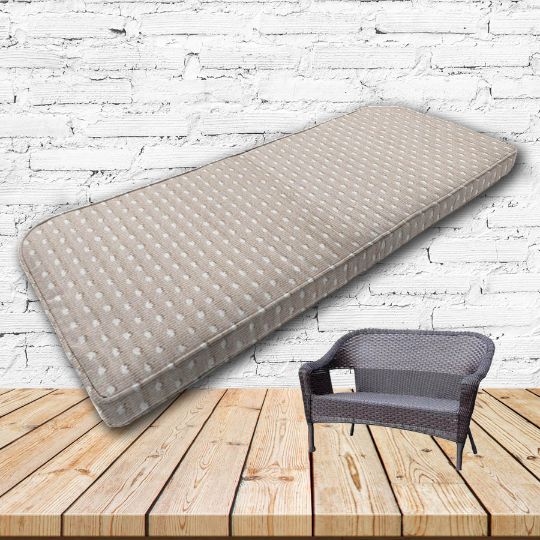 Custom outdoor patio furniture cushions from Cascadia Outdoor Cushions in Sunbrella Fabrics