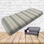 Custom outdoor patio furniture cushions from Cascadia Outdoor Cushions in Sunbrella Fabrics