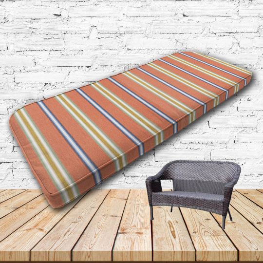 Custom outdoor patio furniture cushions from Cascadia Outdoor Cushions in Sunbrella Fabrics