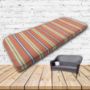 Custom outdoor patio furniture cushions from Cascadia Outdoor Cushions in Sunbrella Fabrics