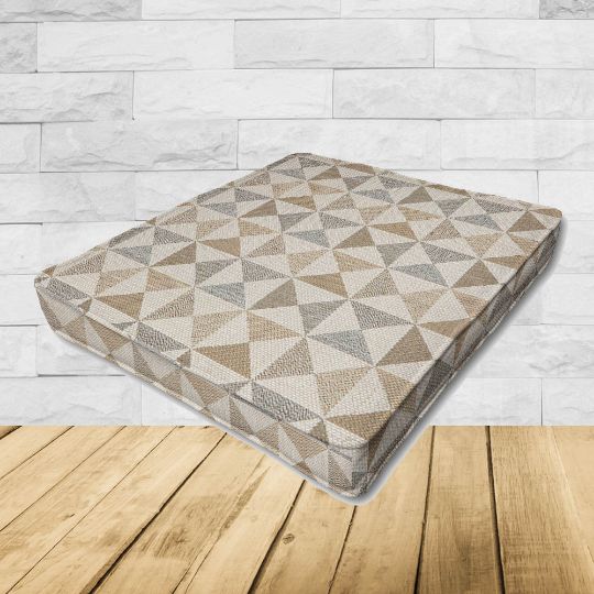 Dining Chair Seat Cushion Boxed Style - - Custom outdoor patio furniture cushions from Cascadia Outdoor Cushions in Sunbrella Fabrics