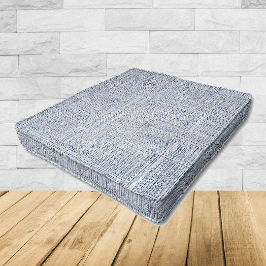 Dining Chair Seat Cushion Boxed Style - - Custom outdoor patio furniture cushions from Cascadia Outdoor Cushions in Sunbrella Fabrics