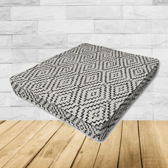 Dining Chair Seat Cushion Boxed Style - - Custom outdoor patio furniture cushions from Cascadia Outdoor Cushions in Sunbrella Fabrics