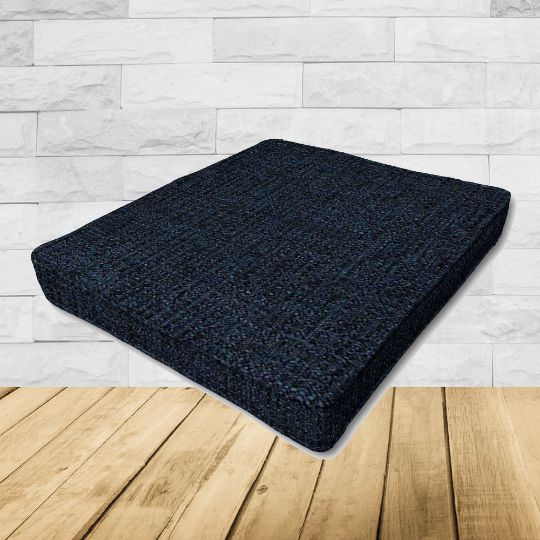 Dining Chair Seat Cushion Boxed Style - - Custom outdoor patio furniture cushions from Cascadia Outdoor Cushions in Sunbrella Fabrics
