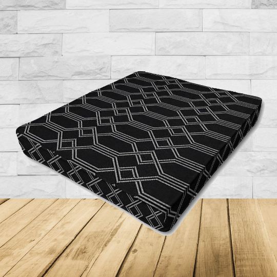 Patio Dining Chair Seat Cushion Boxed Style - - Custom outdoor patio furniture cushions from Cascadia Outdoor Cushions in Sunbrella Fabrics