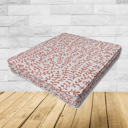 Dining Chair Seat Cushion Boxed Style - - Custom outdoor patio furniture cushions from Cascadia Outdoor Cushions in Sunbrella Fabrics