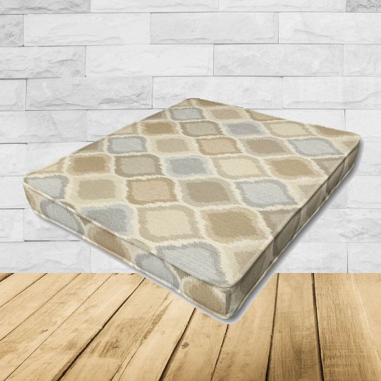 Dining Chair Seat Cushion Boxed Style - - Custom outdoor patio furniture cushions from Cascadia Outdoor Cushions in Sunbrella Fabrics