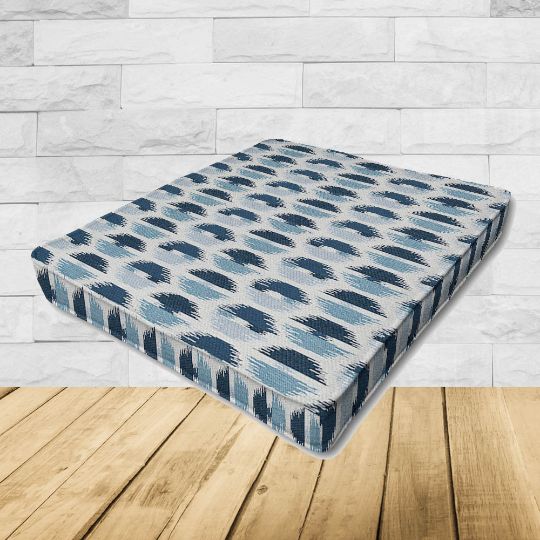 Dining Chair Seat Cushion Boxed Style - - Custom outdoor patio furniture cushions from Cascadia Outdoor Cushions in Sunbrella Fabrics