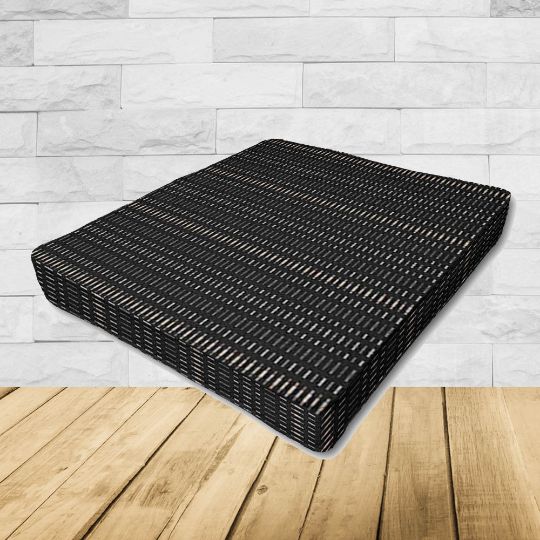 Dining Chair Seat Cushion Boxed Style - - Custom outdoor patio furniture cushions from Cascadia Outdoor Cushions in Sunbrella Fabrics
