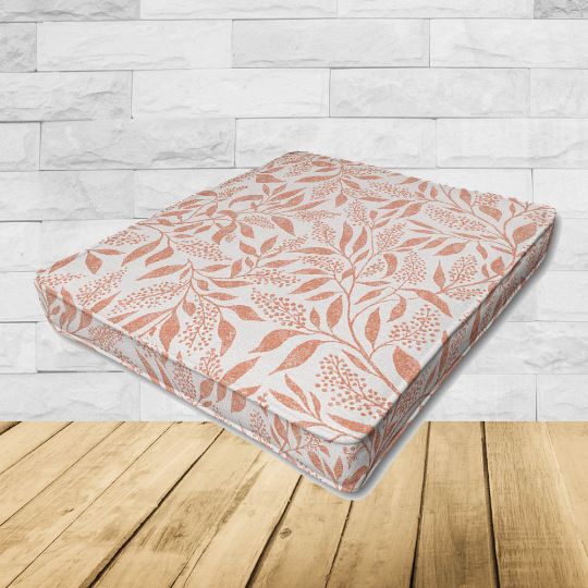 Patio Dining Chair Seat Cushion Boxed Style - - Custom outdoor patio furniture cushions from Cascadia Outdoor Cushions in Sunbrella Fabric