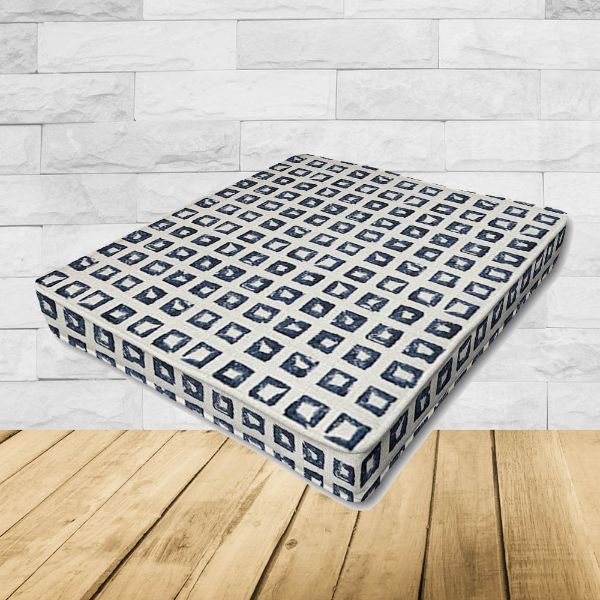 Patio Dining Chair Seat Cushion Boxed Style - - Custom outdoor patio furniture cushions from Cascadia Outdoor Cushions in Sunbrella Fabric