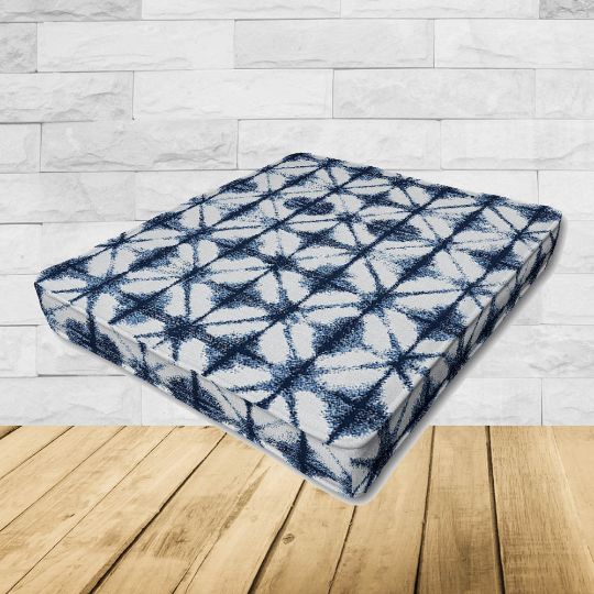 Patio Dining Chair Seat Cushion Boxed Style - - Custom outdoor patio furniture cushions from Cascadia Outdoor Cushions in Sunbrella Fabric