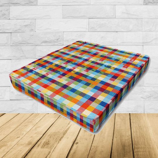 Patio Dining Chair Seat Cushion Boxed Style - - Custom outdoor patio furniture cushions from Cascadia Outdoor Cushions in Sunbrella Fabric