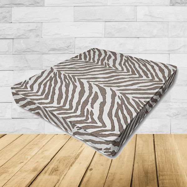 Patio Dining Chair Seat Cushion Boxed Style - - Custom outdoor patio furniture cushions from Cascadia Outdoor Cushions in Sunbrella Fabric