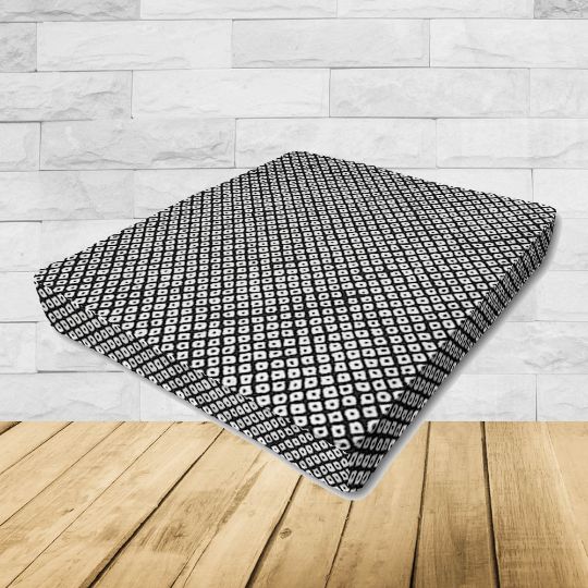 Patio Dining Chair Seat Cushion Boxed Style - - Custom outdoor patio furniture cushions from Cascadia Outdoor Cushions in Sunbrella Fabric