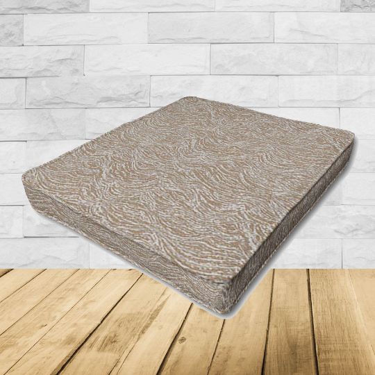Patio Dining Chair Seat Cushion Boxed Style - - Custom outdoor patio furniture cushions from Cascadia Outdoor Cushions in Sunbrella Fabric