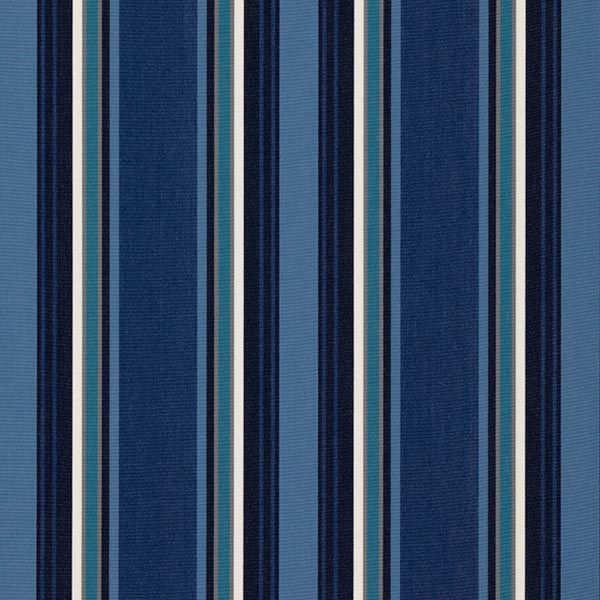 Outdura® Fabric Sample - Sail Away Sailor | USA-Made, Solution-Dyed Acrylic