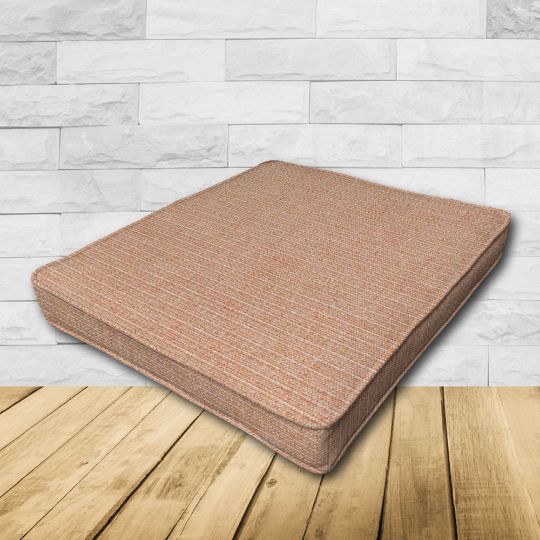 	Dining Chair Seat Cushion Boxed Style - - Custom outdoor patio furniture cushions from Cascadia Outdoor Cushions in Sunbrella Fabrics