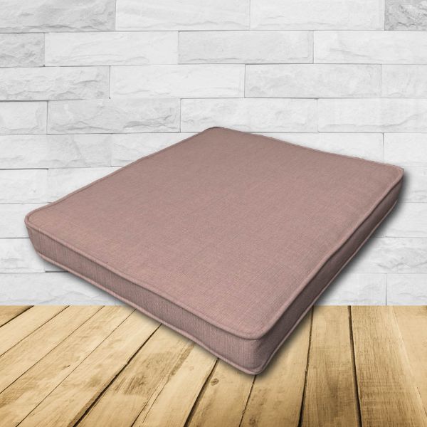 	Patio Dining Chair Seat Cushion Boxed Style - - Custom outdoor patio furniture cushions from Cascadia Outdoor Cushions in Sunbrella Fabrics
