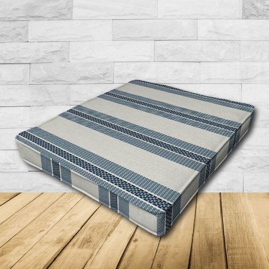 Dining Chair Seat Cushion Boxed Style - - Custom outdoor patio furniture cushions from Cascadia Outdoor Cushions in Sunbrella Fabrics