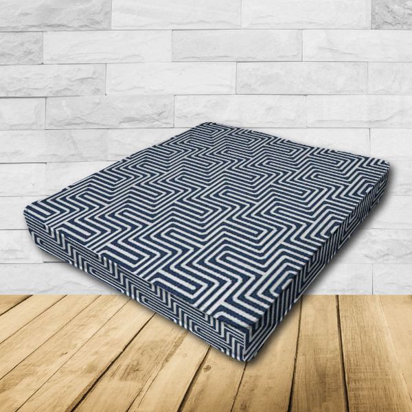 Dining Chair Seat Cushion Boxed Style - - Custom outdoor patio furniture cushions from Cascadia Outdoor Cushions in Sunbrella Fabrics