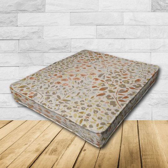 	Patio Dining Chair Seat Cushion Boxed Style - - Custom outdoor patio furniture cushions from Cascadia Outdoor Cushions in Sunbrella Fabric