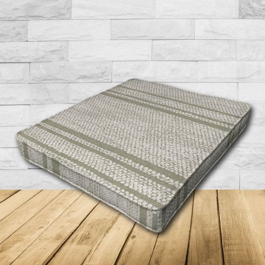 	Patio Dining Chair Seat Cushion Boxed Style - - Custom outdoor patio furniture cushions from Cascadia Outdoor Cushions in Sunbrella Fabric